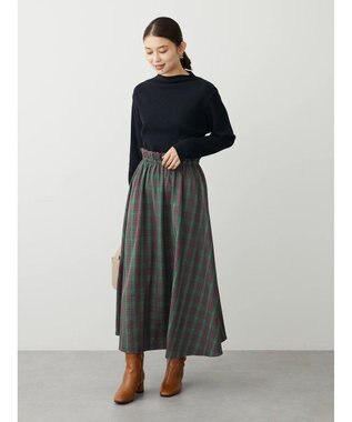 Green Parks ・ＥＬＥＮＣＡＲＥ　ＤＵＥ　チェックキリカエワンピース Green