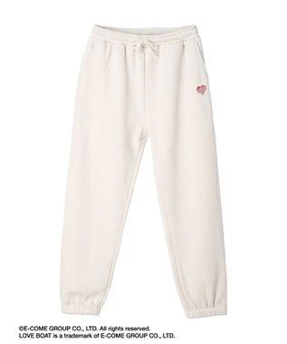 Green Parks ■別注　ＬＯＶＥ　ＢＯＡＴ　スウェットパンツ Ivory