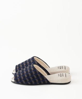 LOOM&SPOOL GeoVis吊り込みスリッパ ネイビー