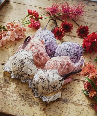 San-ai Resort（三愛水着楽園） 【SALE】【エレガントコレクション2403】単品ブラEFGカップ  【northerly】 ホワイト