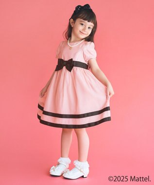 ANY KIDS 【Barbie(TM)】ドーリードレス風ワンピース ピンク