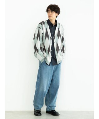 CRAFT STANDARD BOUTIQUE 【男女兼用】アーガイル柄カーディガン2 Green