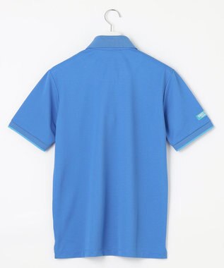 23区GOLF 【MEN】ポリエステルカノコ 半袖ポロシャツ スカイブルー系
