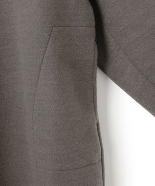 J.PRESS YORK STREET 【WOMEN】NEEDLE JERSEY フード付きワンピース グレー系