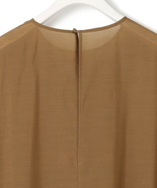 ICB L 【洗える】 キュプラシルクローン ワンピース キャメル系