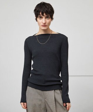 BEIGE， 【一部店舗限定・洗える】FORD / ボートネックトップス C Gray