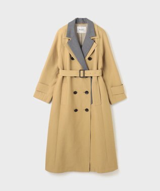 GRACE CONTINENTAL ジャケットレイヤードトレンチ ベージュ