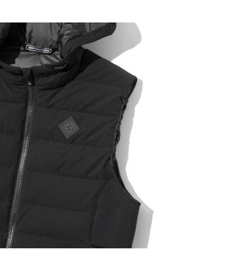 ZERO HALLIBURTON ハイブリット中綿ベスト ZHG-W4A 4b 82876 ゴルフウェア ブラック