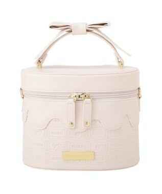 Maison de FLEUR FLEURチョコレートキューブバッグ Ecru