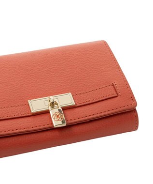 CLATHAS イヴェット 二つ折り財布 オレンジ