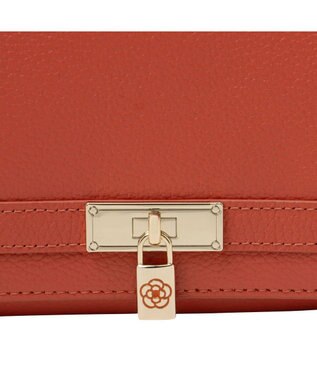 CLATHAS イヴェット 二つ折り財布 オレンジ
