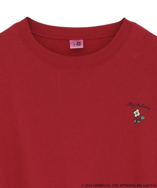 earth music&ecology マイメロディ＆クロミ／ｅａｒｔｈ　レトロアートスウェット Red