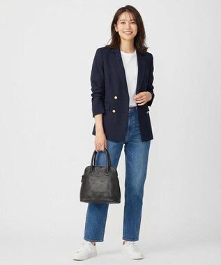 FOLNA RD ソフトレザーブガッティボストンバッグ ブラック