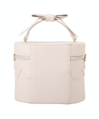 Maison de FLEUR FLEURチョコレートキューブバッグ Ecru