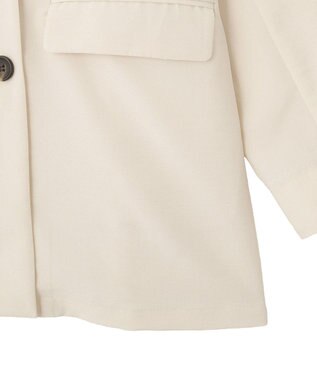 Green Parks オーバーサイズＷ釦ライトジャケット Ecru