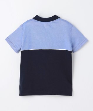 J.PRESS KIDS 【100-130cm】 ブロッキングポロシャツ ライトブルー