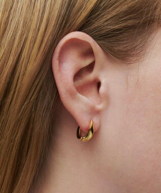 NAVE インパクトイヤリング Lサイズ ゴールド系