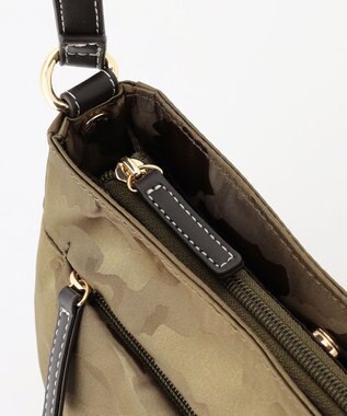 LA BAGAGERIE シャドージャカード ショルダーバッグ カーキ