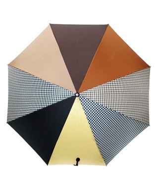 +RING 【UVカット95%以上】【UPF50＋】プラスリング 長傘60cm BRN/GNG T1288 ブラウン