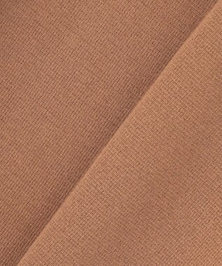 ANY 【UVカット・洗濯機可】クロップド丈スナップカーディガン キャメル