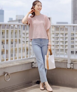 組曲 S ミッドデニム パンツ ブリーチインディゴ系