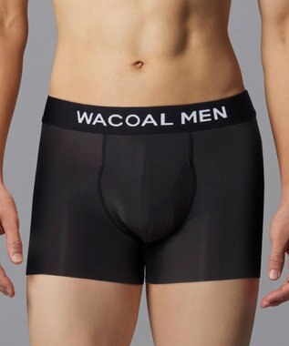 WACOAL MEN WACOAL MEN ボクサーパンツ 【気持ちいいパンツ】 動きにフィット ズレにくい フロントの安定性・快適性 前閉じ 下着 メンズ WT3438 /ワコールメン ブラック