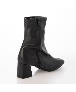 MODE ET JACOMO <carino>【レイン対応】ストレッチヒールブーツ （ブラック） ブラック