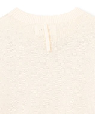 BEIGE， 【洗える】FENNEL / コットンスパンコール半袖ニット Meringue