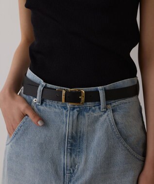 GRACE CONTINENTAL LEFIJE リバーシブルベルト ブラック