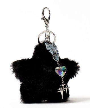 WEGO ファースタービーズチャームキーホルダー ブラック