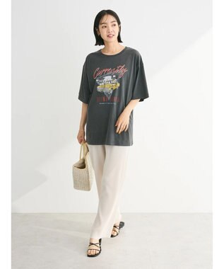 Green Parks ウ゛ィンテージカーロゴチュニック Charcoal Gray