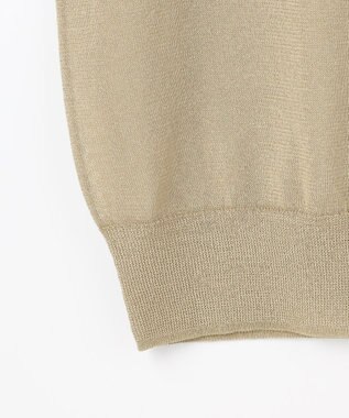自由区 【洗える】シアーアセテート ニット ベージュ