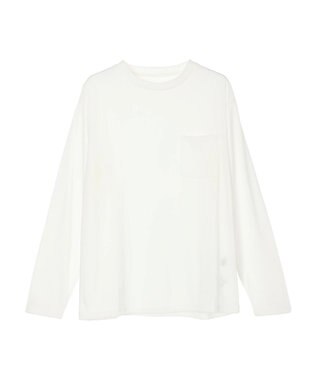 CRAFT STANDARD BOUTIQUE 梨地カットベスト＋Ｌ／Ｓ　ＴＥＥーＳＥＴ Light Gray