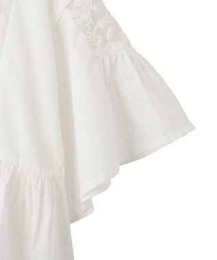 YECCA VECCA 刺繍レースブラウス Off White