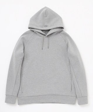 JOSEPH ABBOUD MOUNTAIN 【軽量/ソフト/イージーケア】ソフトダンボール ニット パーカー ライトグレー系