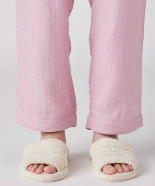 UCHINO マシュマロガーゼシンプルパジャマ ユニセックス ピンク