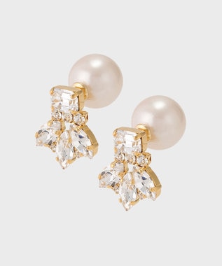 GRACE CONTINENTAL ビジューパールピアス