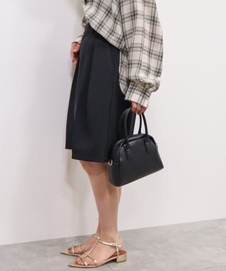 AMERICAN HOLIC タックハーフパンツ Black