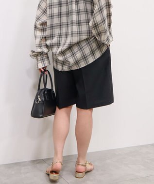 AMERICAN HOLIC タックハーフパンツ Black