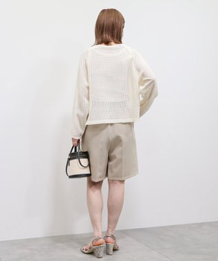 AMERICAN HOLIC タックハーフパンツ Beige