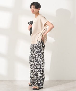 AMERICAN HOLIC フレンチスリーブニットプルオーバー Light Beige