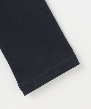 ANY KIDS レース襟付き長袖ワンピース ネイビー