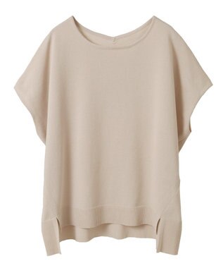 AMERICAN HOLIC フレンチスリーブニットプルオーバー Light Beige
