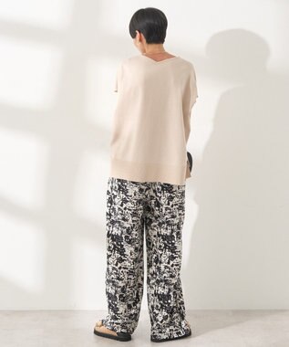 AMERICAN HOLIC フレンチスリーブニットプルオーバー Light Beige