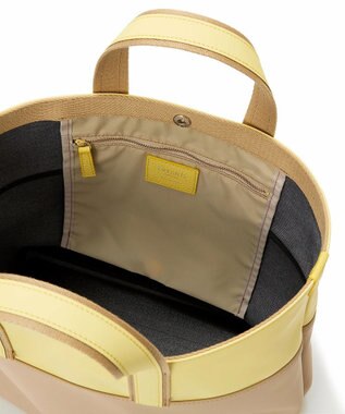 TOPKAPI 【Breath TOPKAPI】Bright ブライト カラーブロック A4 トートバッグ レモンイエロー