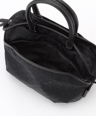 Y'SACCS Polka Dots　パイピングポケット2WAYミニトート ブラック