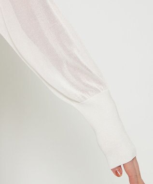 uncrave ラスターシアーニット ロングカーディガン オフ