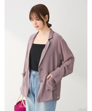 Green Parks ・ＥＬＥＮＣＡＲＥ　ＤＵＥ　シアーテーラージャケット Charcoal Gray