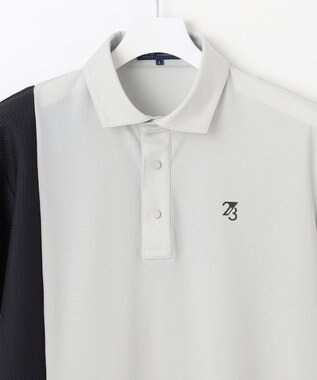 23区GOLF 【MEN】AIR TOOLライト ポロシャツ ライトグレー系