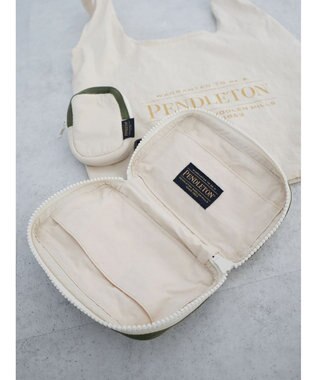 CRAFT STANDARD BOUTIQUE ＜PENDLETON × MARIE INABA＞ MULTI NECK POUCH Off White